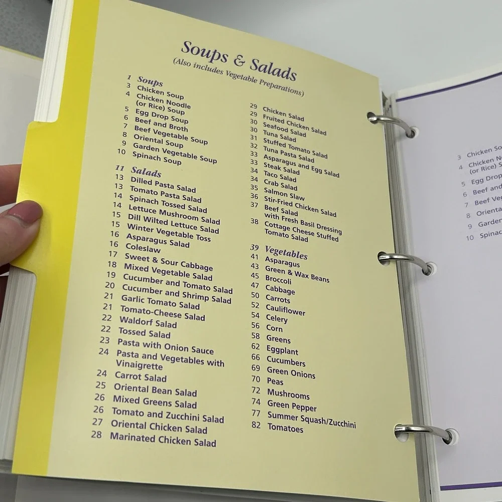 LA Weight Loss Centers Lite Cookbook‎ 2002 Ring Binder Healthy Recipes Diet Plan